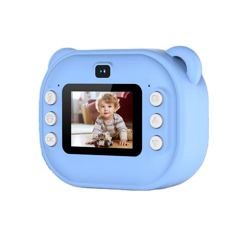 Children Instant Camera Hd 1080p Video Photo Dual Lens Slr Photography Toys Birthday Gift With Print Paper Digital Print Cameras