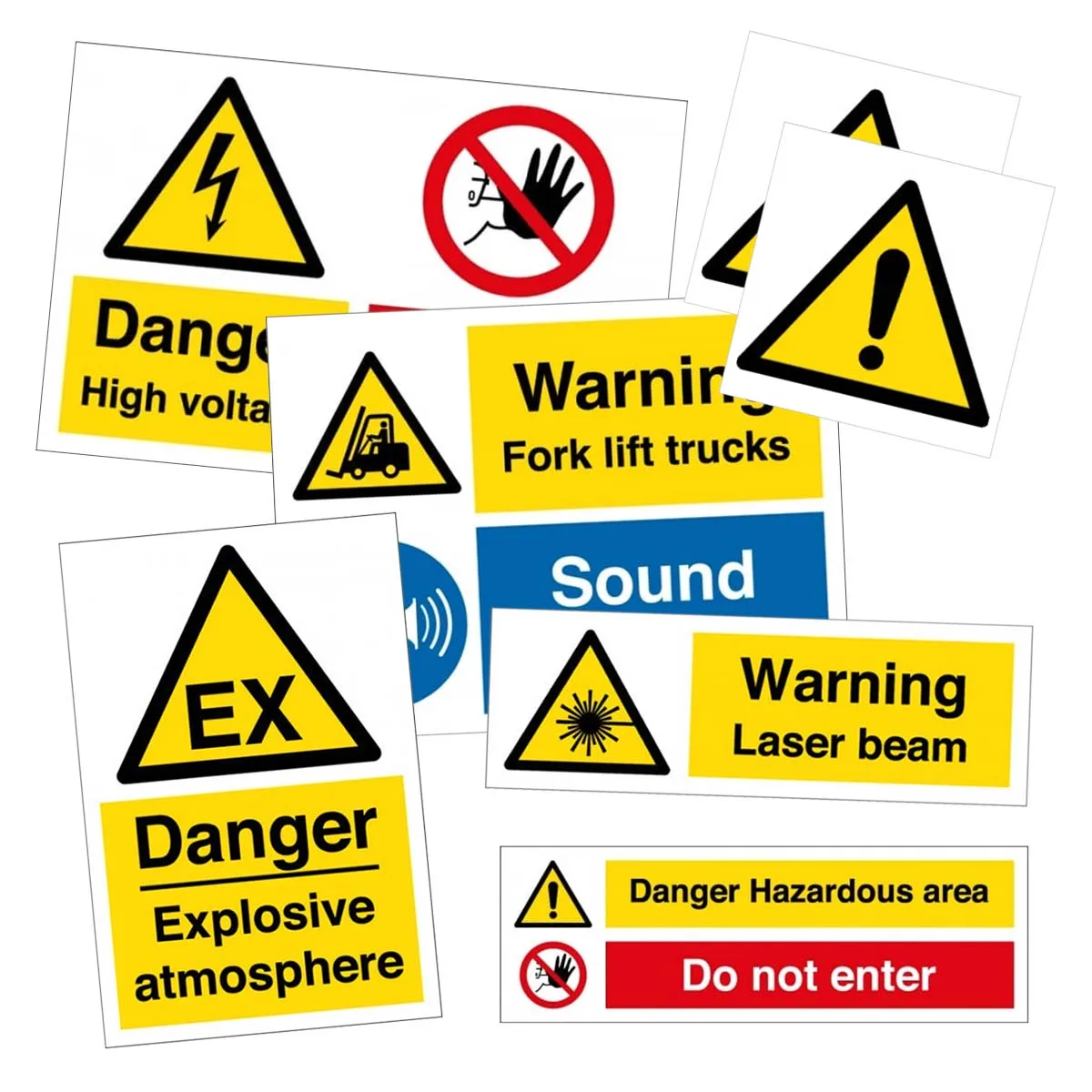 factory safety signs