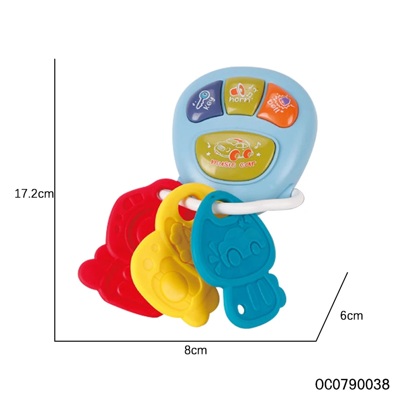 hot selling baby mobile phone children's cell phone toy with car key toy
