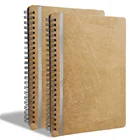 Journal Manufacturers Custom 2-pack Spiral Kraft Notebooks Journals In A4 Size 210mmX 297mm 8.3X 11.7 Inches