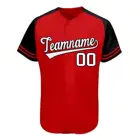 Jersey Sublimation Custom Youth Blank White Baseball And Softball Uniform Jersey Custom Full Sublimation