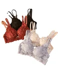 Ladies Silk High Best Quality Wholesale Ladies Silk Soft Lingerie Pure Color Wholesale Comfortable Bralette