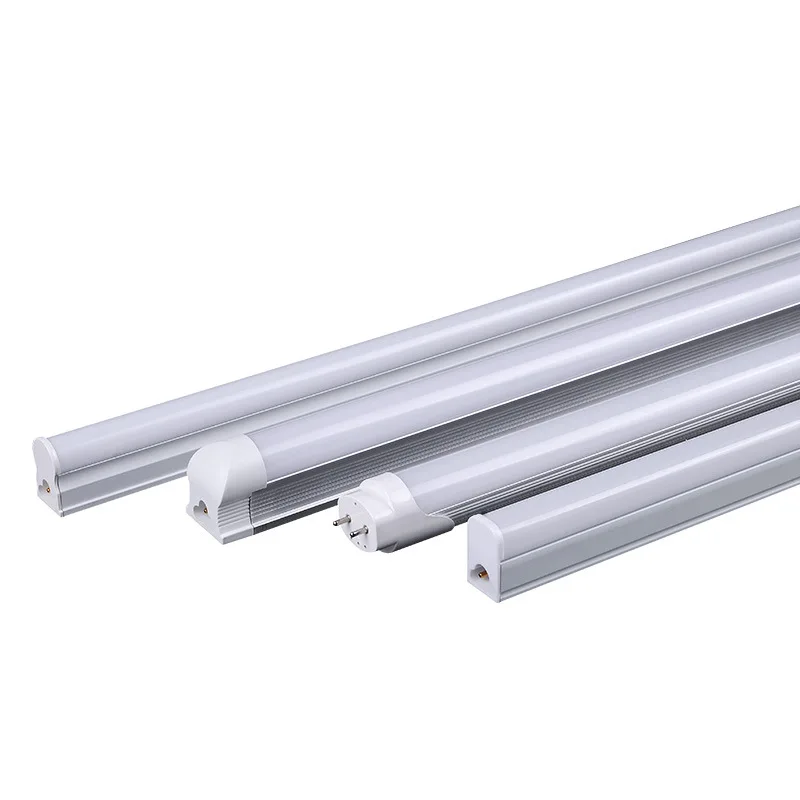 LED Tube T5 T8 Integrated Light LED Fluorescent Tube Wall Lamp30CM 60CM 1.2MBulb Light Lampara Ampoule Cold Warm White 110V 220V