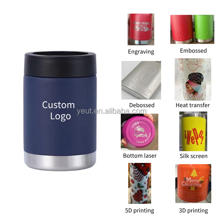 Stubby Beer Can Cooler, 375ml, Wall, Stainless, Steel - detail 12