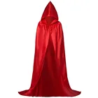C336 Halloween Party Vampire Cape Masquerade Ball Costumes Red Cape For Cosplay Party
