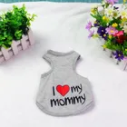 Summer Clothes Factory Sale Various Widely Used Mommy Vest Summer Dog Fashions Pet Clothes