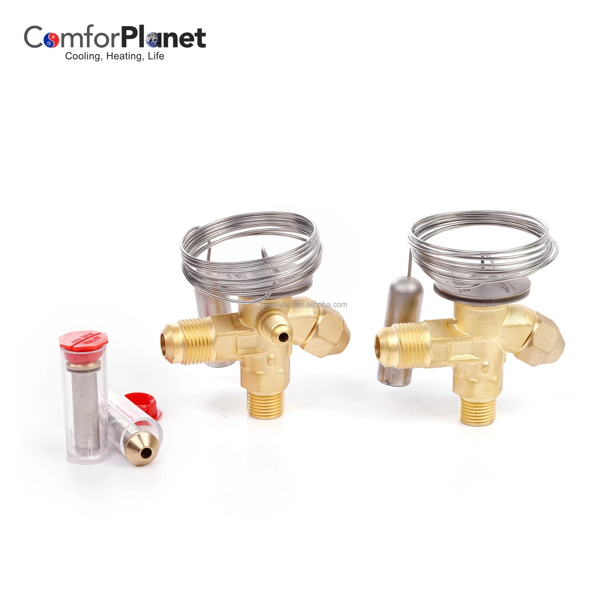 Air-conditioning Refrigeration Thermostatic Unit, Brass - detail 2