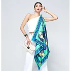 Silk Printed Your Own Pattern Satin Scarf Factory Manufacturing 100 Pure Silk Twill Satin Women Square Custom Digital Printed Silk Scarves