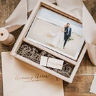 Gift Wooden Usb Wood Box Beautiful Handmade Souvenir Gift Usb Packaging Wooden Wedding Photo Box