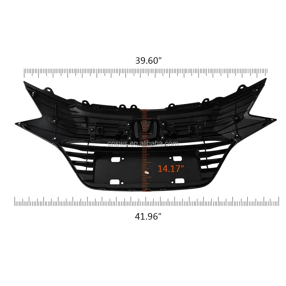 produkt oem części samochodowe zamiennik przedni zderzak chrom czarny górny grill dla honda hr v hrv 2016 2017 2018-35