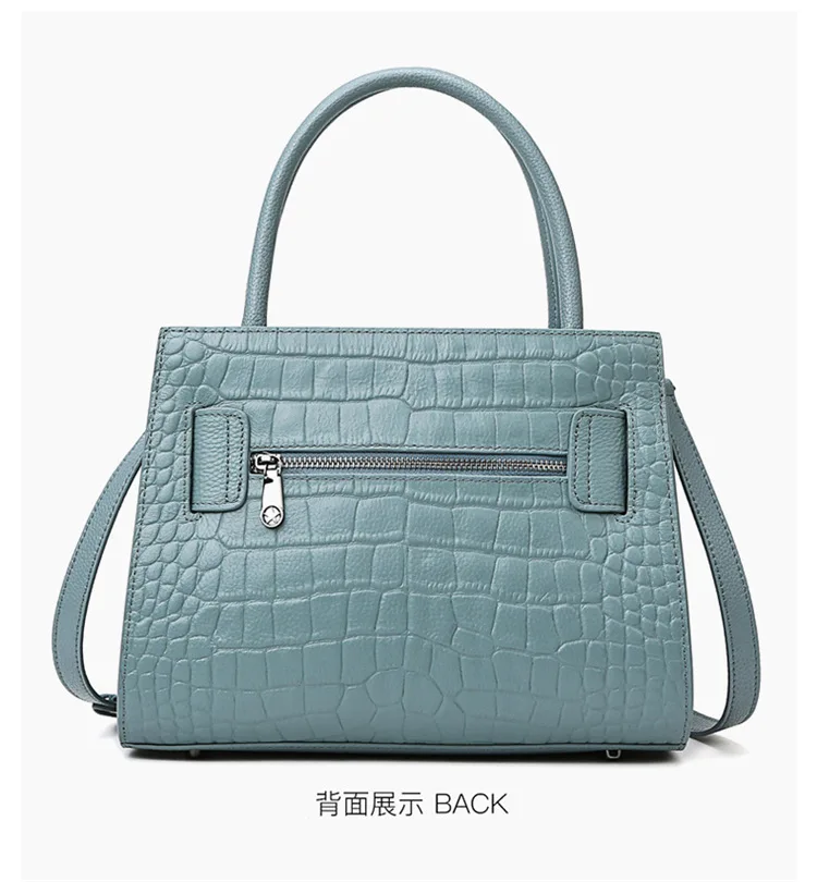 Luxury Crocodile Handbags Women Quality Leather Shoulder Bags Designer Large Capacity Tote Ladies Crossbody Messenger Bag
