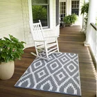 Colorful Printed PP Polypropylene Surface Backing Floormats Woven Outdoor Floormats Customized