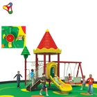 New Kids Children Amusement Park New Design Amusement Park Outdoor Kids Playground Equipment Children Plastic Slide