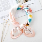 Pattern Square Scarf Scarf Fashion Comic Pattern Women Square Custom Print 100% Polyester Head Vintage Scarf