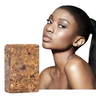 Soap Handmade Soap OEM ODM Cleans Skin Removes Blackheads Acne Keratin African Handmade Black Soap For Dark Skin