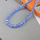 Glass Beads High Quality 32 Faceted Crystal Glass Rondelle Beads Round Shape Glass Sphere Beads For Jewelry Making