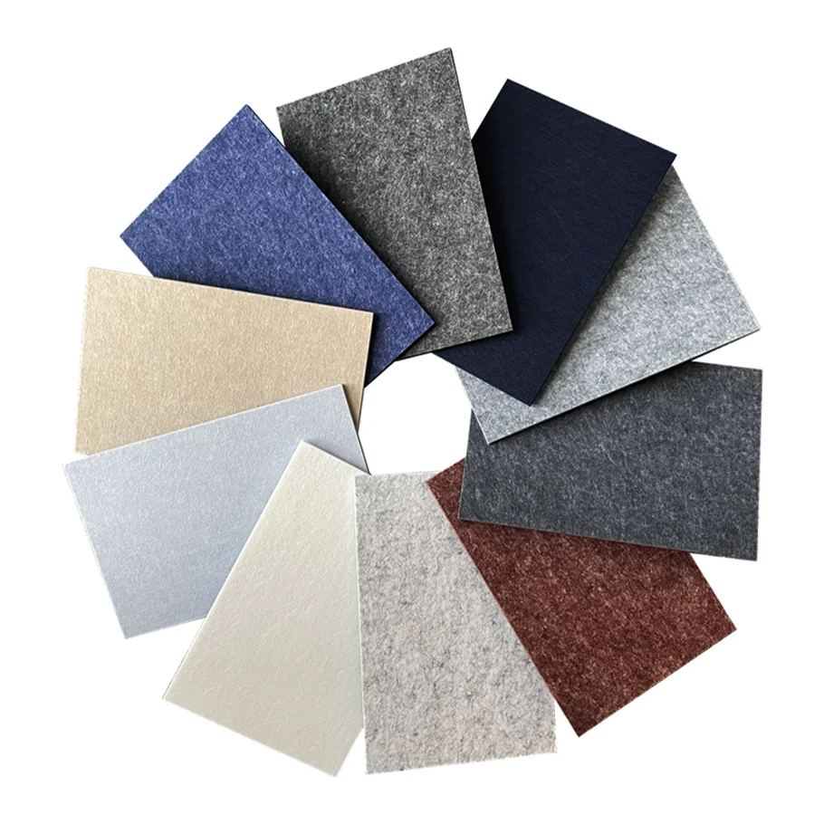 High Efficiency 1220x2440mm Absorption Polyester Fiber Standing Decorative Acoustic Panels