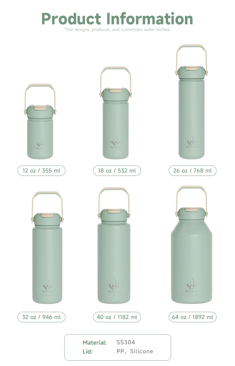 Wide Mouth Vacuum Thermal Cup Vaso Termico Stainless Steel Waterbottle Custom manufacture