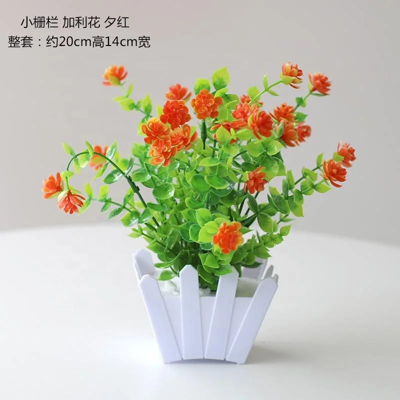 Artificial plants mini potted plants small green decoration indoor family farmhouse aesthetics bedroom shelf desk bathroom