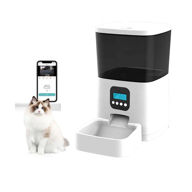 New Trend Pet Accessories Automatic Dog Cat Bowl 6 L Pet Food Dispenser Time setting Smart Pet Feeder