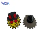 Butterfly Pin Pinpin Enamel Manufacture Custom Cartoon Enamel Butterfly Clutch Black Nickel Lapel Pin Badge