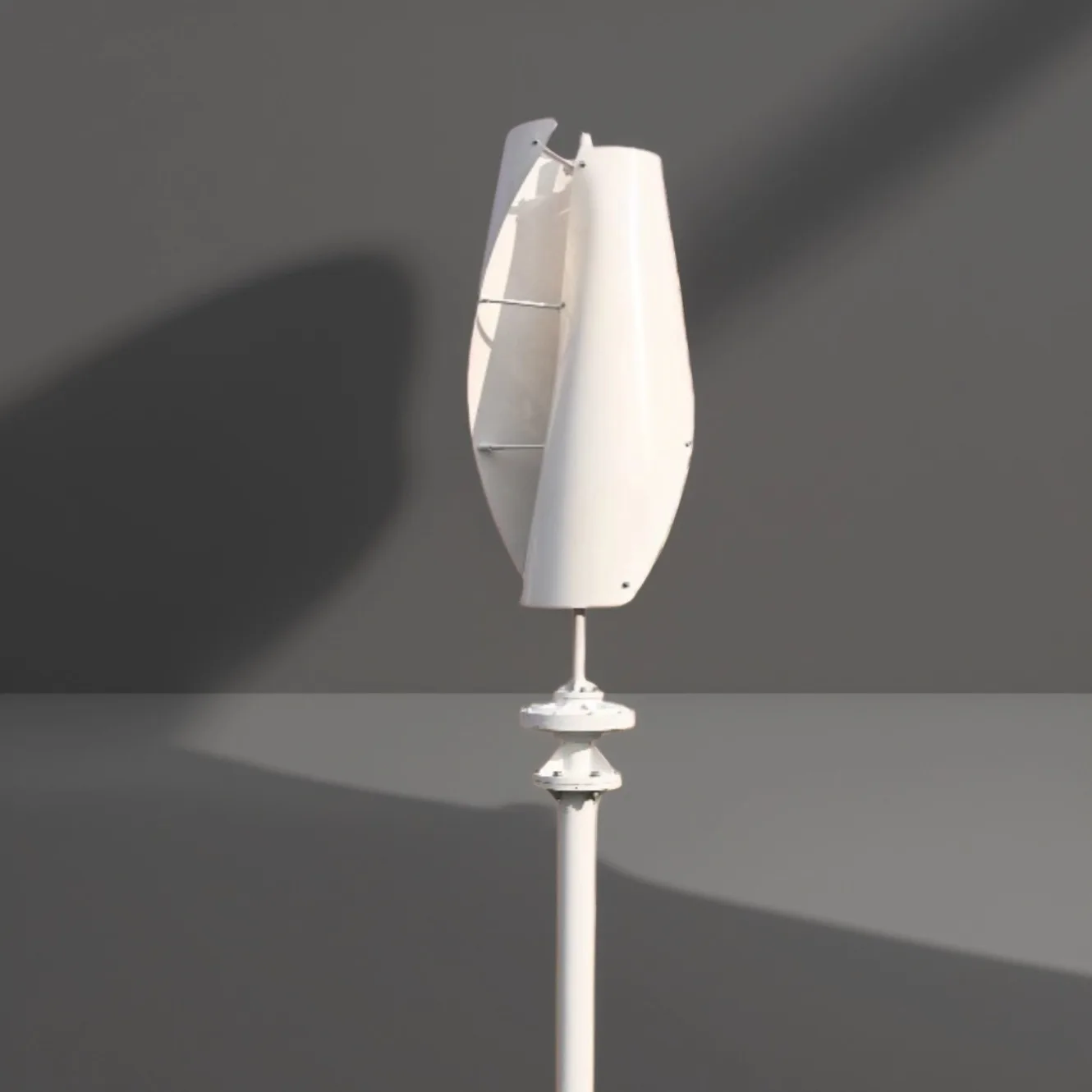 High Efficiency Lightweight Durable Die-Cast Aluminum HAWT Turbine Low Wind Start 3/5 Blade Options Wind Generators details