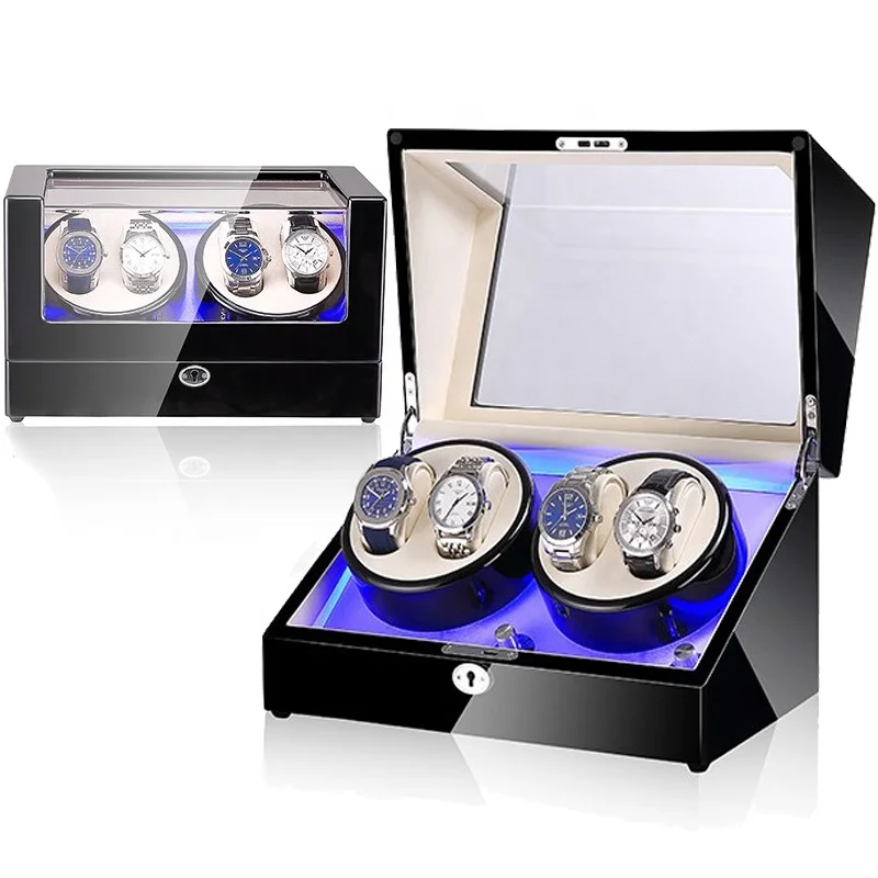 luxury watch box rotating