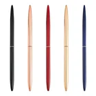 Corporate Pen Metal Pen Factory Gold Rose Gold Metal Corporate Gift Promotional Slim Pen With Custom Logo