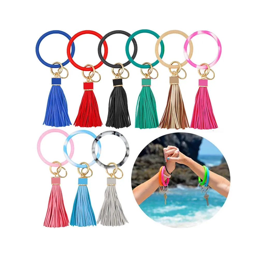 silicone bangle keyring wholesale