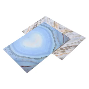 Super Supplier 3Mm PVC Marble Sheet With UV Coating Fireproof Sheet For Decoration Sheet