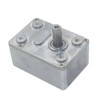 JGY-370 High Torque 12V 24V worm gear reducer motor low noise gear box for Smart Cars Automation Equipment mini dc motor