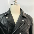 Leather Jacket Women's Short Black Leather Jacket