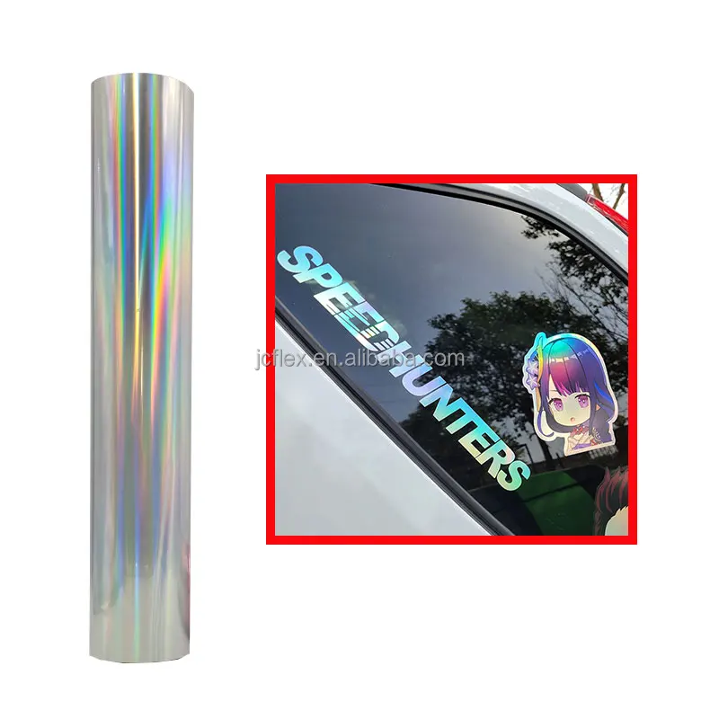 Laser Eco Solvent Printable Adhesive Vinyl Sticker Roll Holographic