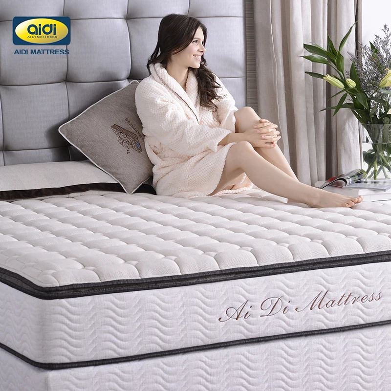 Aidi Cheap Oem/odm 8-12 Inch Matress Matras Sponge White Euro Top Hotel King Queen Size Latex Gel Foam Mattress With - Buy Factory 10" Compressed Roll Up Gel