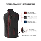 Vest Men Heated Vest Best Electric USB Battery Unisex Warming Heated Motorcycle Vest Without Hoodie For Men And Women
