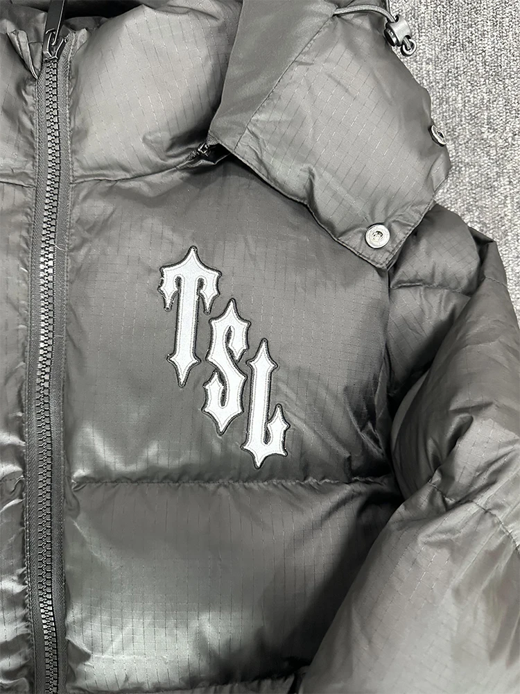 Trapstar London Shooters Hooded Puffer Jacket Black / Reflective