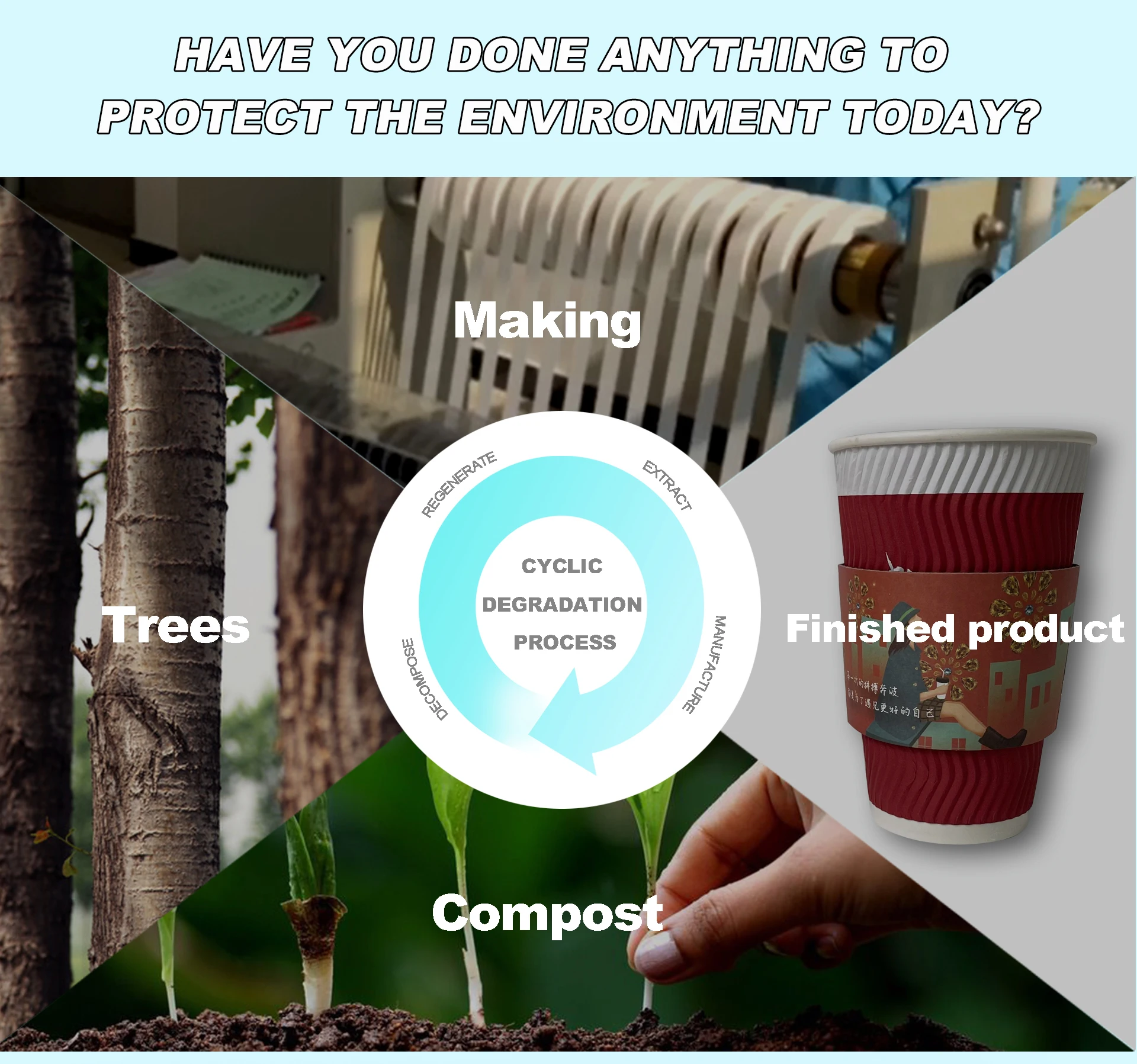 Wholesale paper cup carrier customized logo foldable cardboard 1/2/4 compartments disposable coffee tea paper cup holder