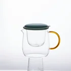 Glass Water Glass Pinmoo OEM Classic BPA Free Glass Infusion Pitcher Set Water Jug With Lid And Filter