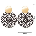 Golden Earring Earrings Earring Summer Style Golden Women Geomatric Black Long Hanging Jewelry Earring