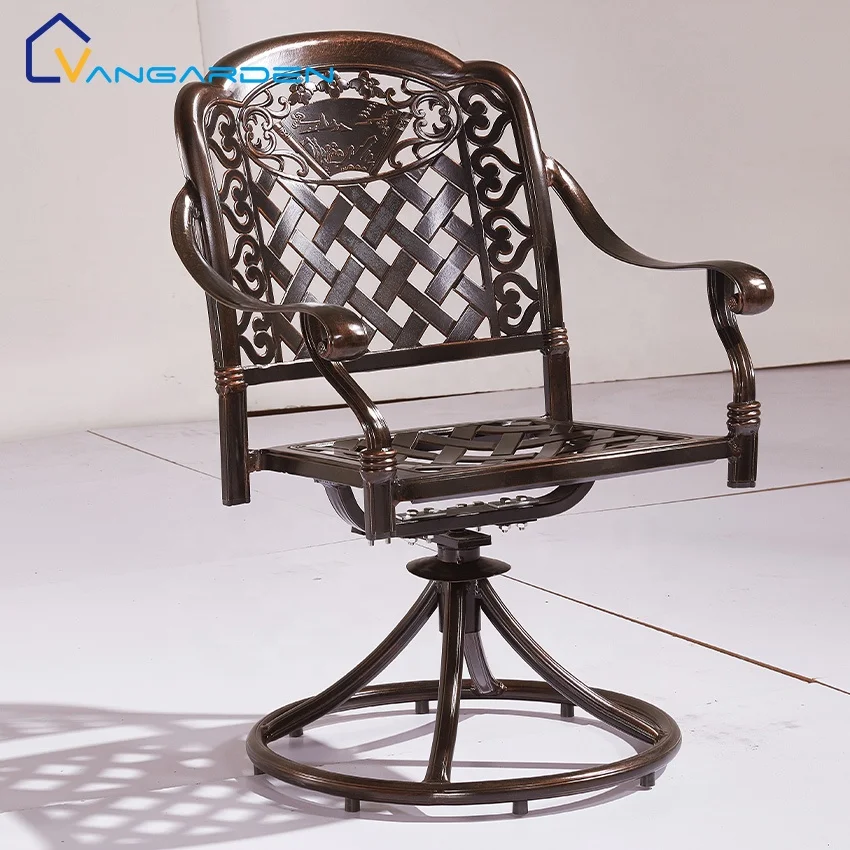 cast aluminum swivel rocker patio chairs