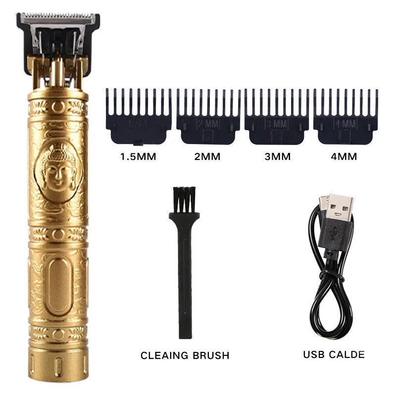 Electric Shaver Rechargeable Dragon Phoenix Buddha head Hair Trimmer