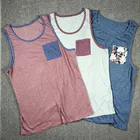 Vest Tank Top Front Pocket Youth Dynamic Men's Vest Mens Or Boy's Stringer Tank Top Gym
