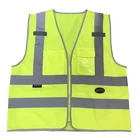 Size Vest S- 5xl Customized Size Safety Vest Manufacture Customized Size Hi Vis Polyester Reflective Safety Vest