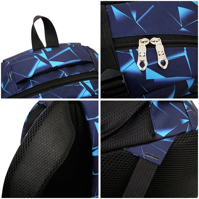 New nylon trend women's backpack crossbody bag change bag 3-in-1 Used for school office travel outdoor sports