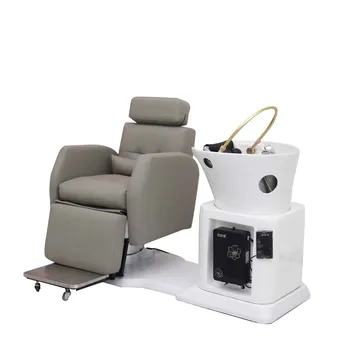 Excellent Quality 2024 Newest New Design Electric Shampoo Chair Use For Beauty Salon