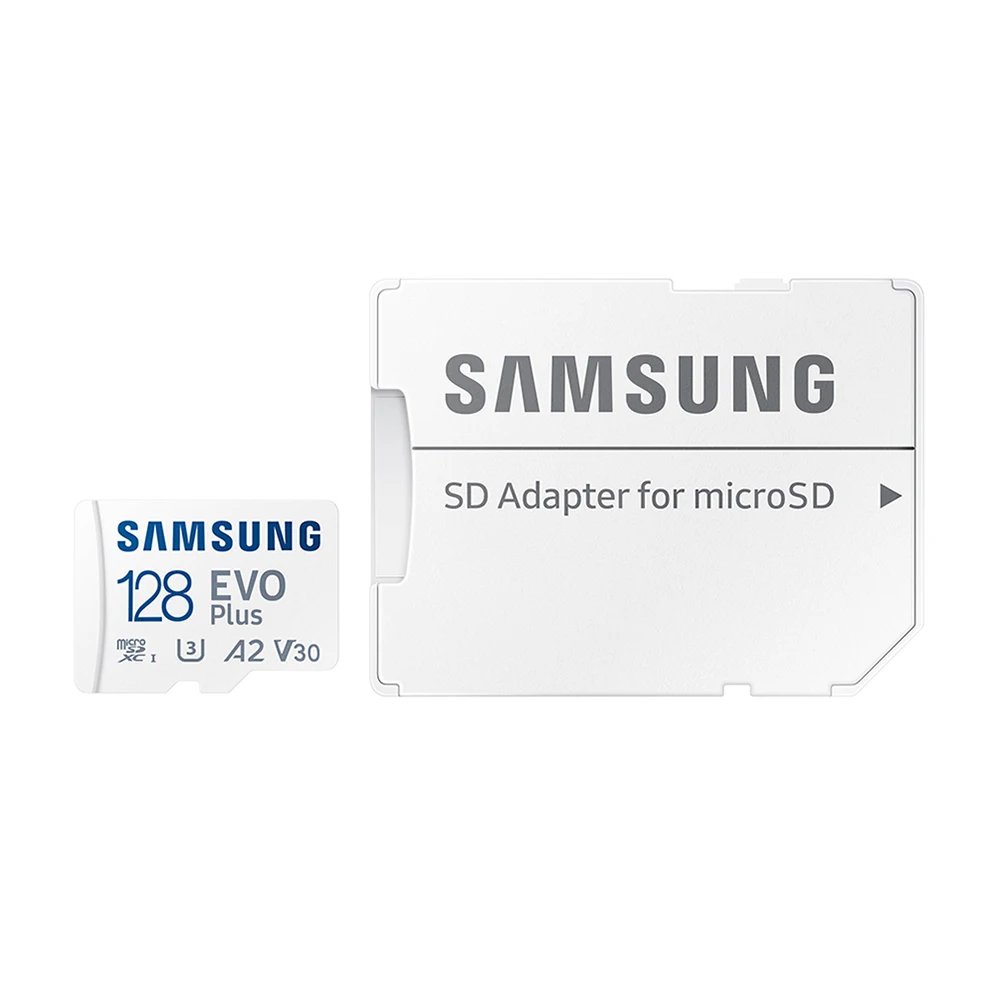 High Speed 130MB/s SD Memory Card For Samsung EVO Plus 128GB 256GB 512GB 64GB Micro TF SD Card U3 V30 Memory Card For 4K Camera