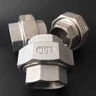 Union Unionunion Factory Wholesale Stainless Steel Union Internal Thread Flat Spherical Union