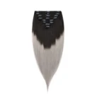Hair Extension 18 Clips In Hot Sell Human Hair Extension 5 Pieces 18 Clips In Natural Straight Hair Extension