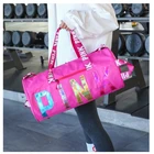Pink Outdoor Waterproof Activities Light Weight Sport Travel Pink Duffle Gym Bag Pink