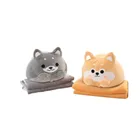 Factory Wholesale Stuffed Dog Pillow Blanket 2 In 1 Plush Animal Dog Blanket Dog Pillow For Custom